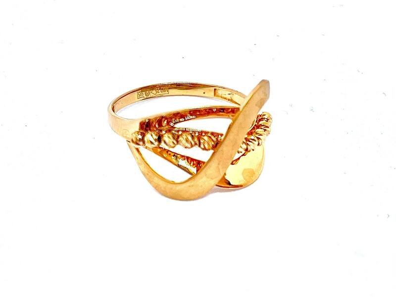 JUZ-585-2 482 Кольцо:Красное Золото 22 Дорика 3,76г