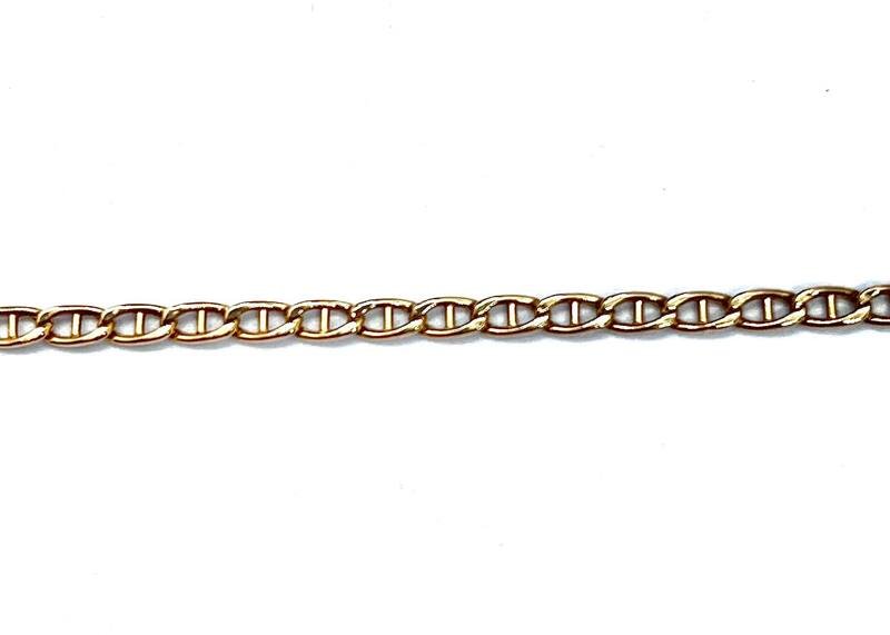 CAT-585-2 311 Цепь Панцирное Желтое Золото 5,58 г