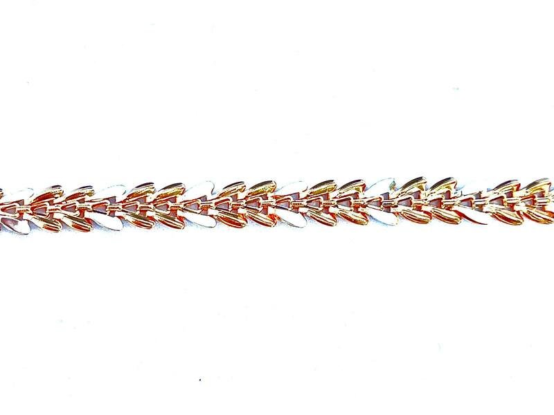 CAT-585-2 554 Цепь Ёлочка Красное Золото 13,65 г