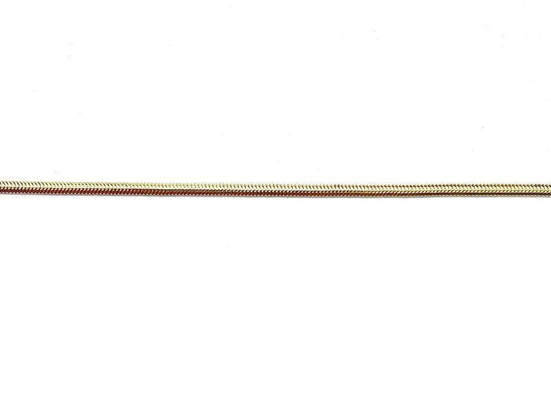 CAT-585-3 130 Цепь Снейк Желтое Золото 4,49 г
