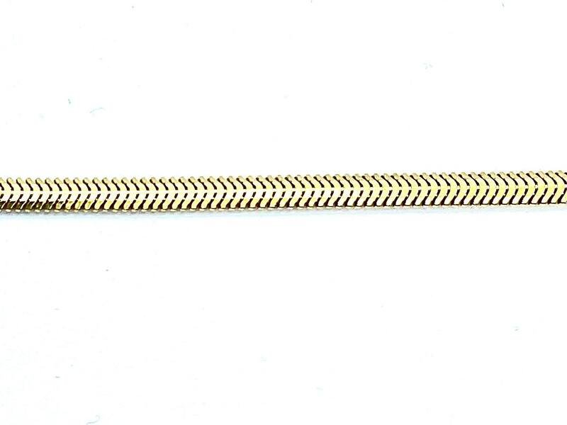 CAT-585-4 294 Цепь Снейк Желтое Золото 5,66 г