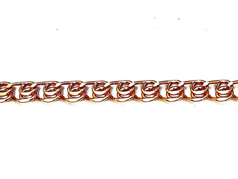 CAT-585-2 297 Цепь Каприз Красное Золото 14,29 г