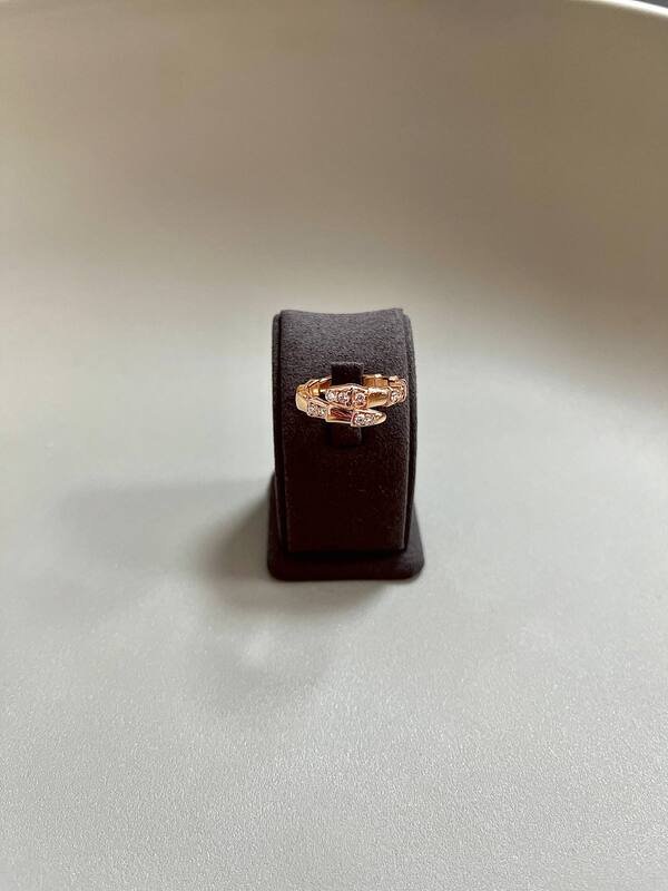 JUZ-585-2 125 Кольцо:Красное Золото 18 Циркон 2,67г