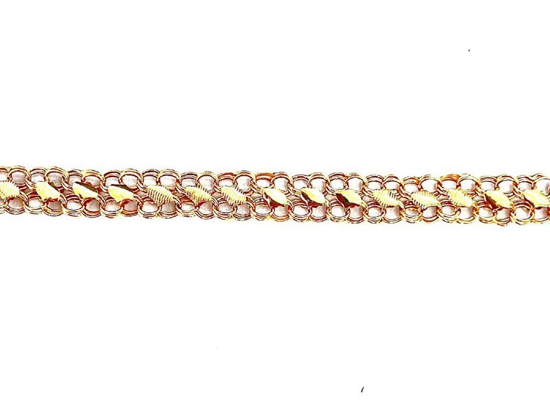 CAT-585-2 526 Цепь Панцирное Красное Золото 5,88 г