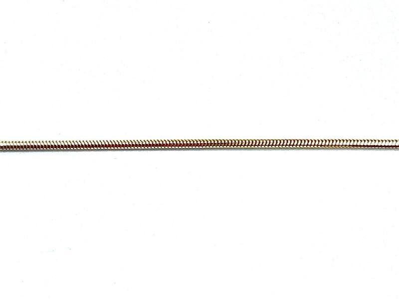 CAT-585-3 131 Цепь Снейк Желтое Золото 6,19 г