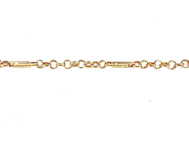 CAT-585-2 552 Цепь Якорное Красное Золото 4,64 г