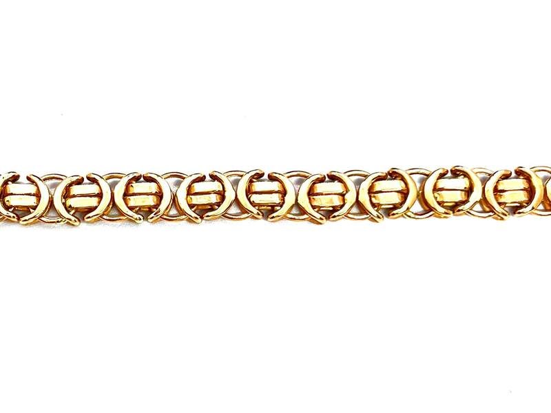 CAT-585-2 301 Цепь Византийское Красное Золото 23,84 г