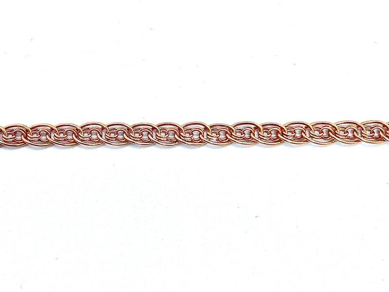 CAT-585-3 544 Цепь Нонна Красное Золото 8,02 г