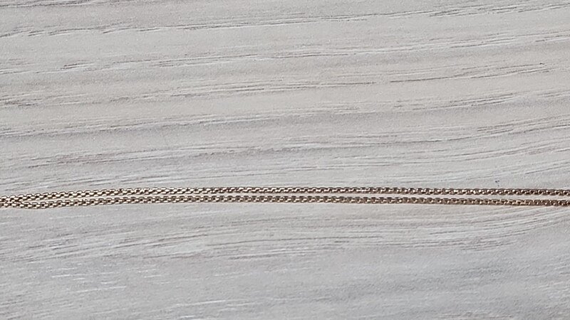 CAT-585-4 520 Цепь Панцирное Красное Золото 1,92 г