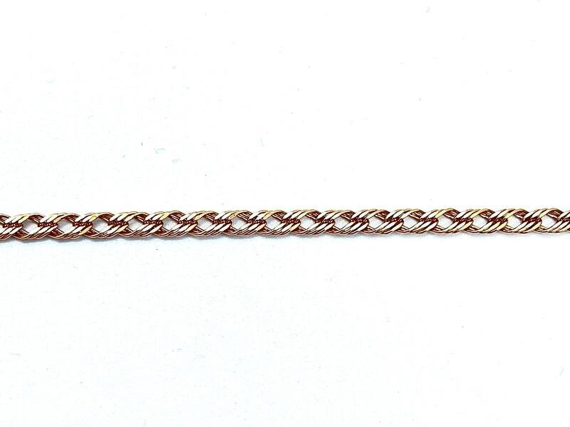 CAT-585-3 911 Цепь Бисмарк Красное Золото 3,75 г