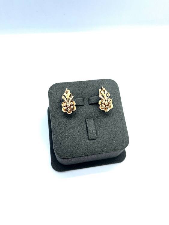 SYR-585-3 505 Серьги Красное Золото Дорика 5,11 г