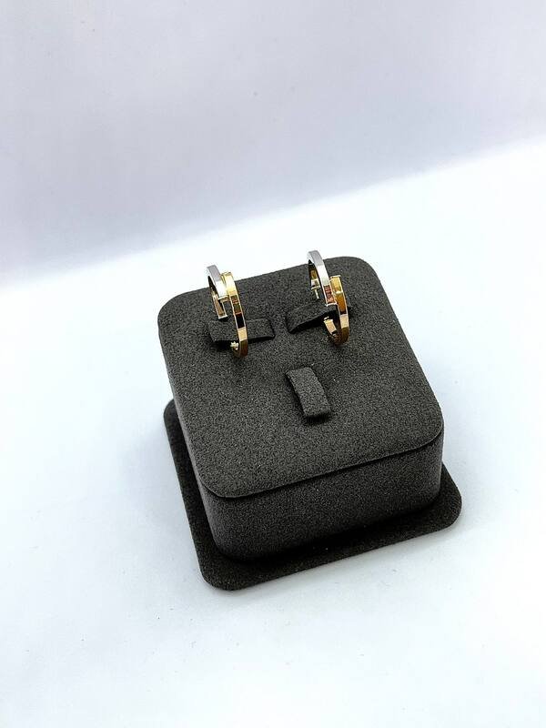 SYR-585-2 885 Серьги Желтое Золото без камней 2,55 г