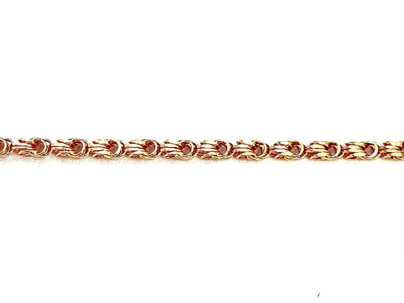 CAT-585-2 549 Цепь Венеция Красное Золото 8,87 г