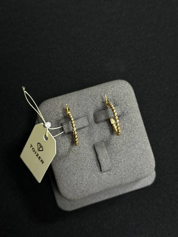 SYR-585-9 759 Серьги Желтое Золото Дорика 3,31 г
