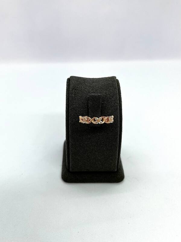 JUZ-585-3 297 Кольцо:Красное Золото 16 Фианит 1,33г