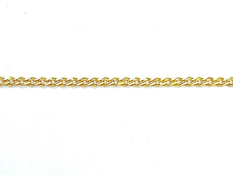CAT-585-3 569 Цепь Бисмарк Желтое Золото 2,53 г