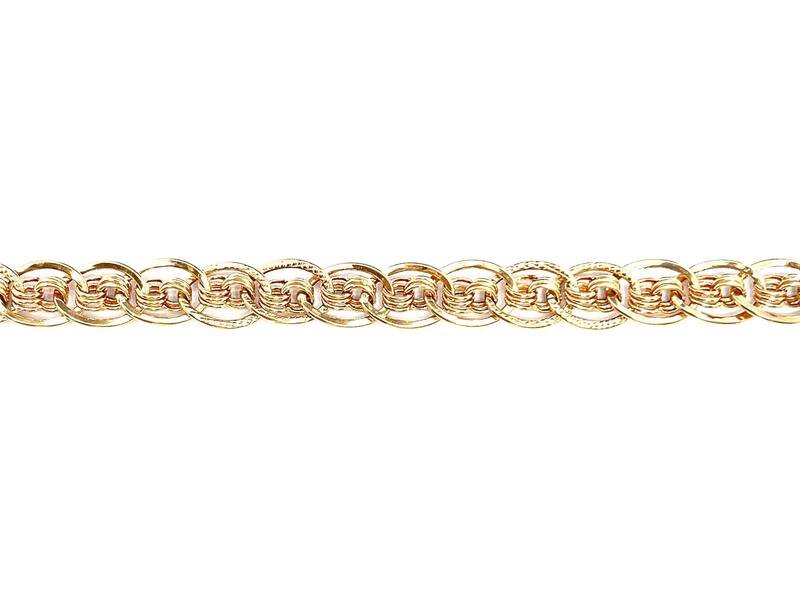 CAT-585-2 285 Цепь Нонна Красное Золото 8,8 г