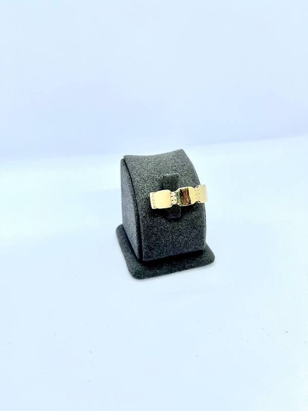 JUZ-585-3 214 Кольцо:Желтое Золото 18 Фианит 2,52г