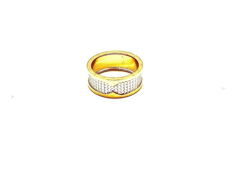 JUZ-585-3 159 Кольцо:Желтое Золото 16,5 без камней 3,93г