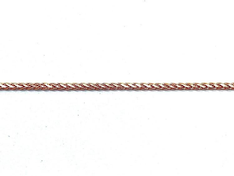 CAT-585-4 307 Цепь Панцирное Красное Золото 4,49 г
