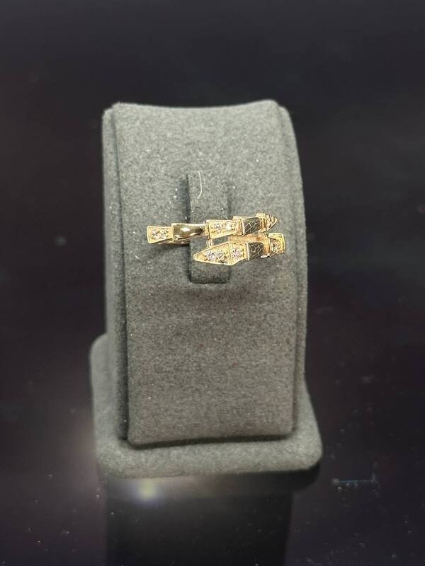 JUZ-585-6 618 Кольцо:Красное Золото 17 Фианит 1,95г