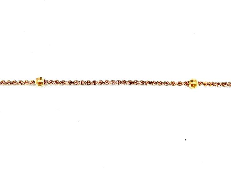 CAT-585-3 940 Цепь Веревка Красное Золото 3,91 г