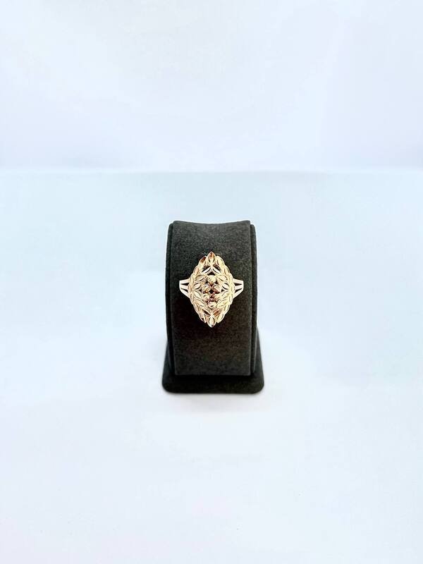 JUZ-585-2 469 Кольцо:Красное Золото 19,5 Дорика 3,05г