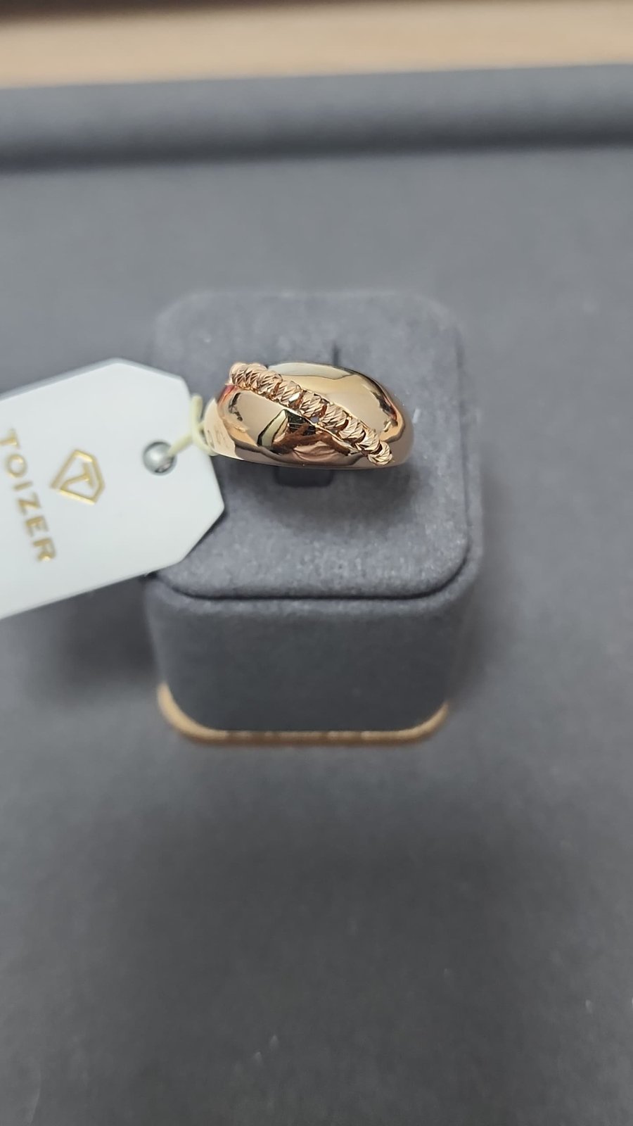 JUZ-585-1 877 Кольцо:Красное Золото 20,5 Дорика 3,56г