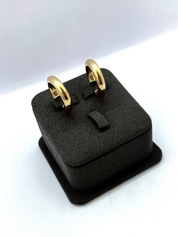 SYR-585-2 882 Серьги Желтое Золото без камней 4,44 г
