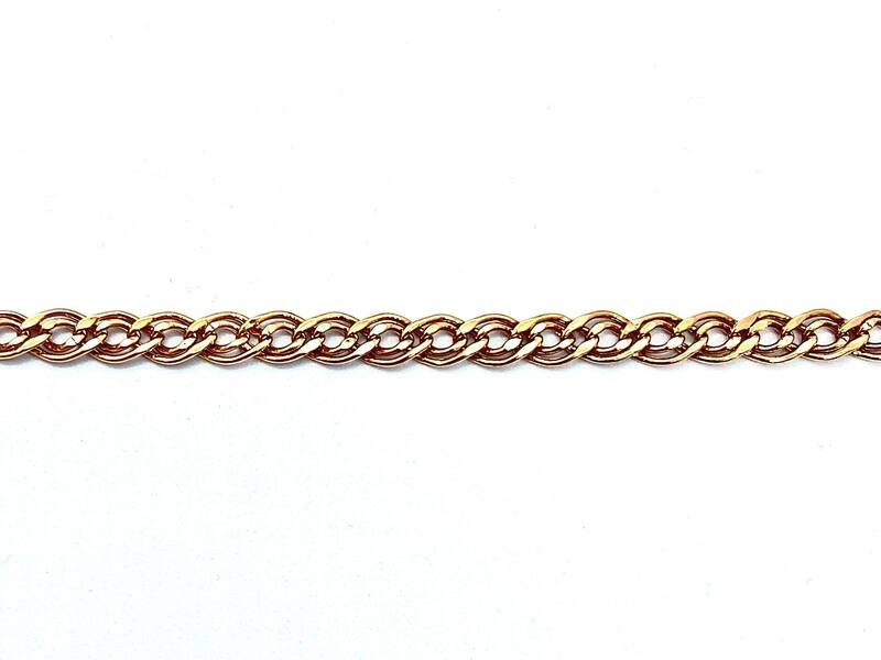 CAT-585-3 658 Цепь Бисмарк Красное Золото 3,13 г