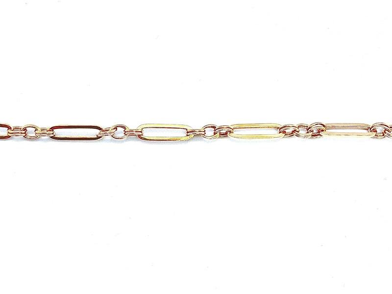 CAT-585-3 123 Цепь Скрепка Красное Золото 8,88 г