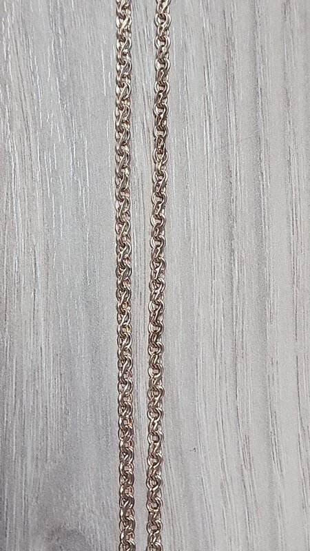 CAT-585-4 513 Цепь Панцирное Красное Золото 5,07 г