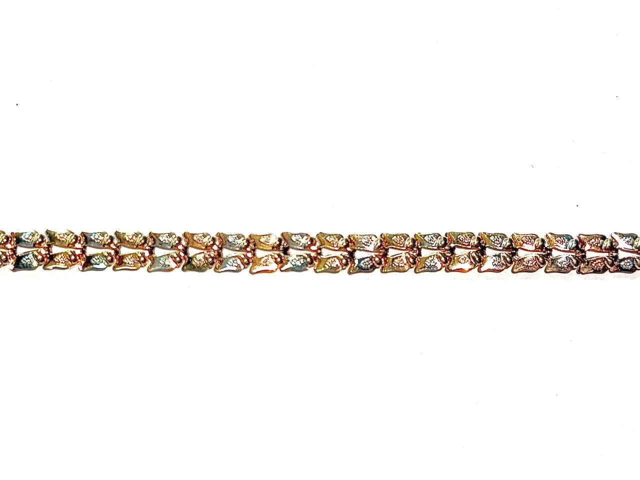 CAT-585-1 997 Цепь Комбинированное Красное Золото 8,29 г