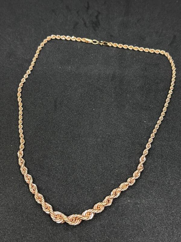 COL-585-8 958 Колье:Красное Золото 48 без камней 9,89г