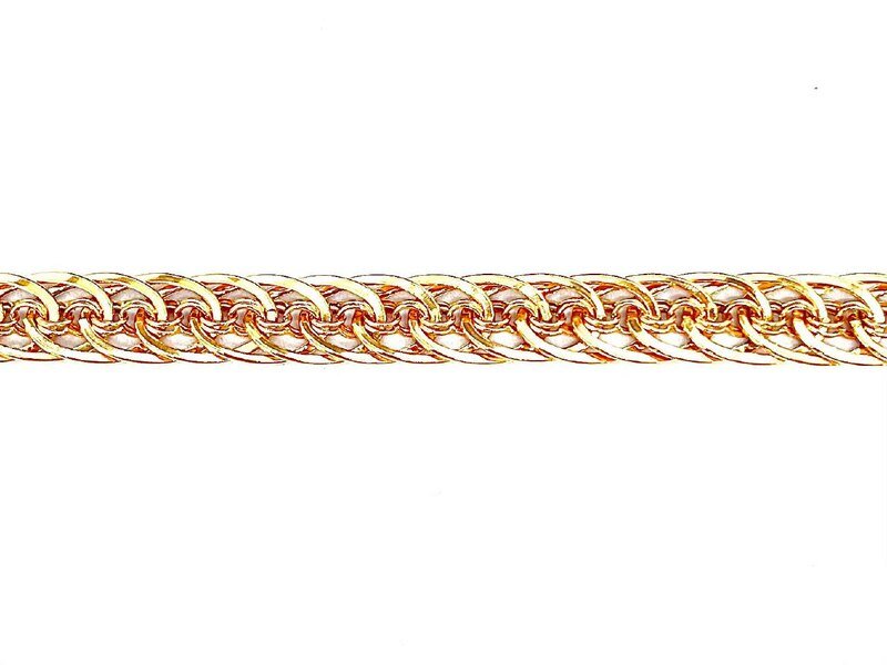 CAT-585-2 548 Цепь Нонна Красное Золото 13,48 г