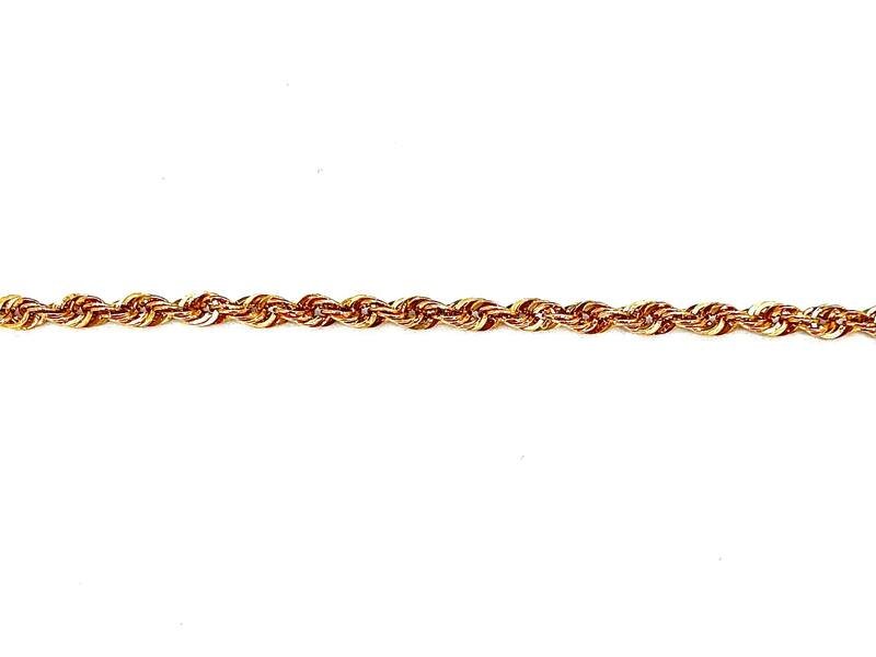 CAT-585-3 538 Цепь Веревка Красное Золото 7,02 г