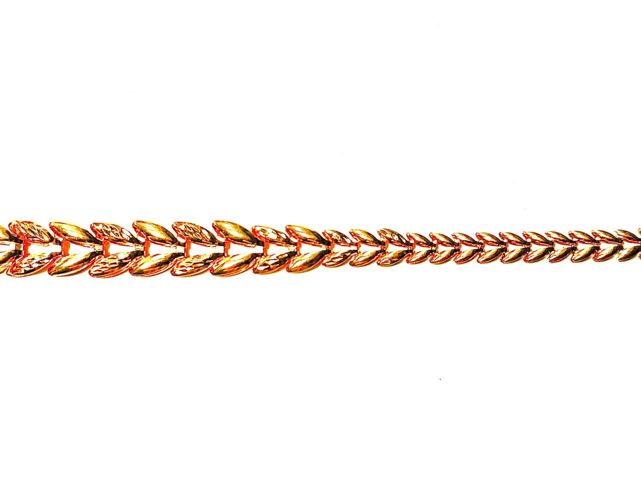 COL-585-2 006 Колье:Красное Золото 50 без камней 10г