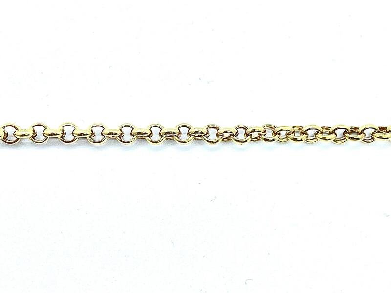 CAT-585-3 665 Цепь Ролло Желтое Золото 9,4 г