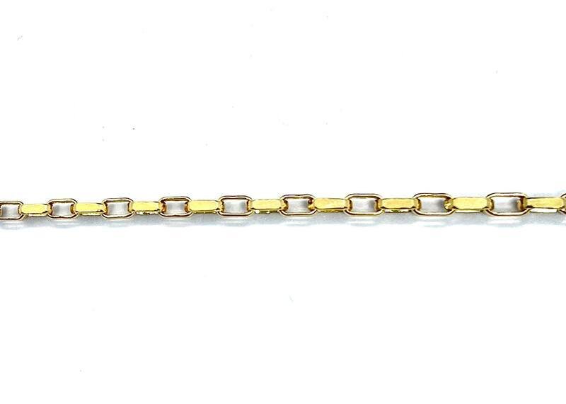 CAT-585-2 292 Цепь Якорное Красное Золото 3,11 г