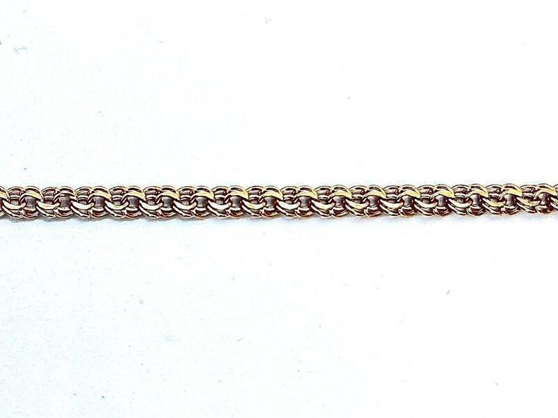 CAT-585-3 921 Цепь Бисмарк Красное Золото 3,75 г