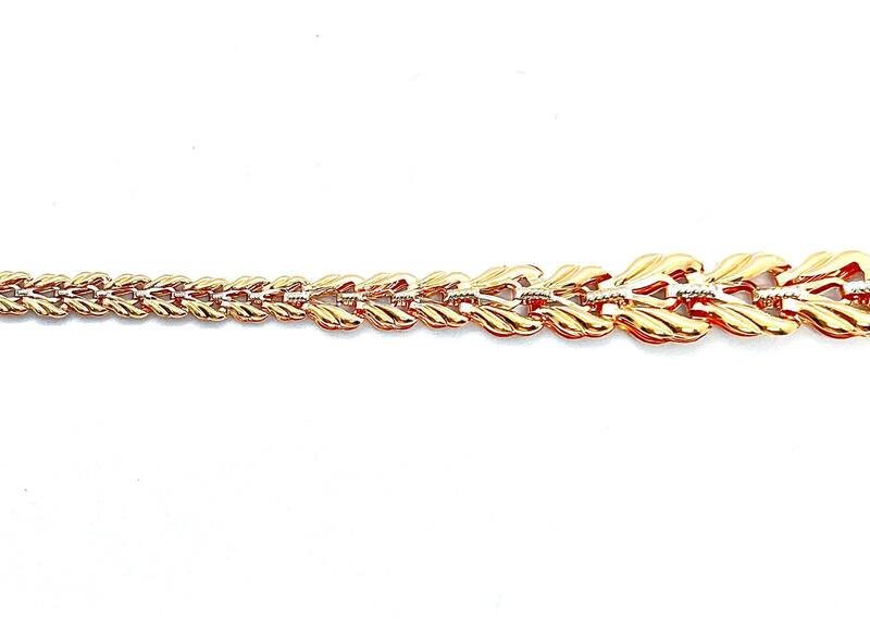 COL-585-3 133 Колье:Красное Золото 52 без камней 12,92г