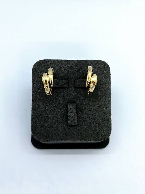 SYR-585-2 874 Серьги Желтое Золото без камней 5,05 г