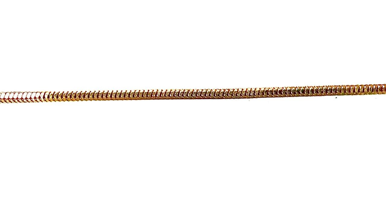 CAT-585-1 968 Цепь Шнурок Красное Золото 4,87 г