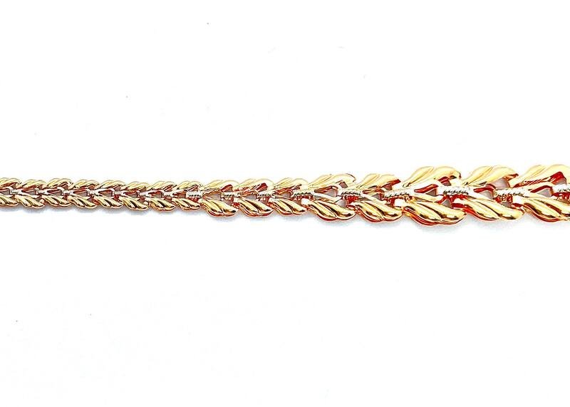 COL-585-2 318 Колье:Красное Золото 50 без камней 11,8г