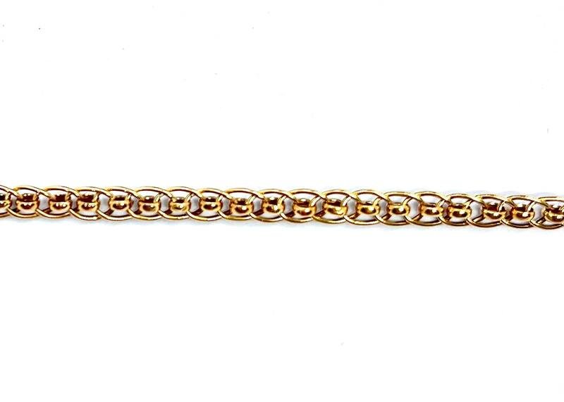 CAT-585-2 312 Цепь Панцирное Желтое Золото 7,95 г