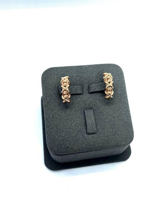 SYR-585-3 506 Серьги Красное Золото Дорика 5,52 г