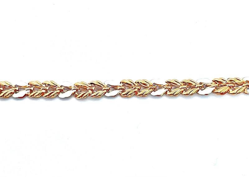 COL-585-2 317 Колье:Красное Золото 50 без камней 9,94г